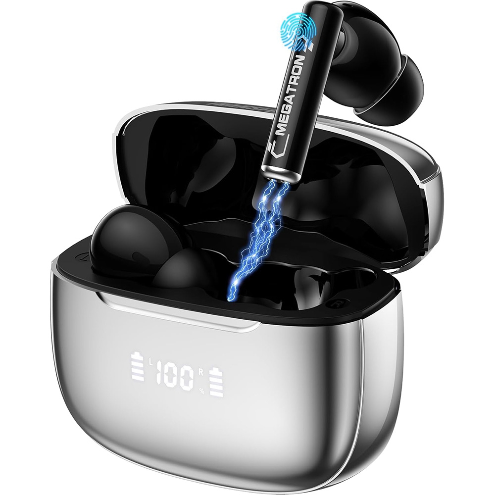 Transformers TF-T27 ANC Active Noise Cancellation Earphones-Black
