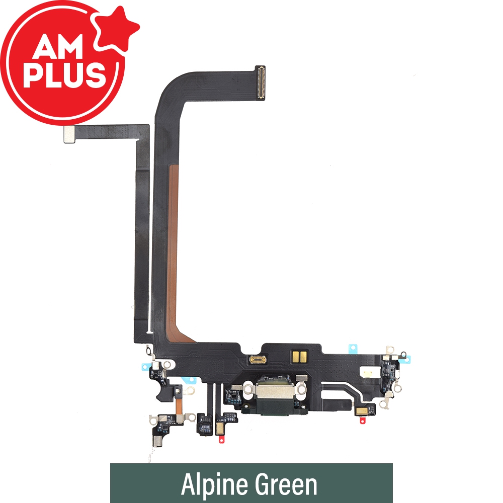 AMPLUS Charging Port for iPhone 13 Pro Max-Alpine Green