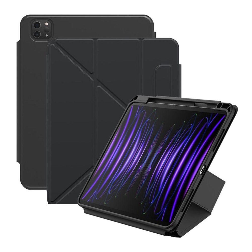 Baseus Minimalist Series Protective Case With Magnetic Ring for iPad Air 13 (2024)-Cluster