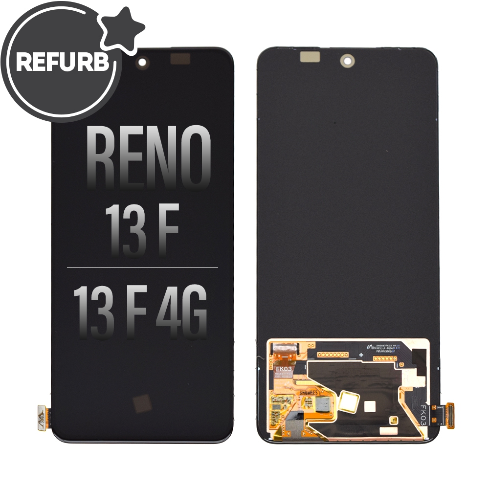 REFURB OLED Screen Digitizer Replacement for One Plus Nord CE4 Lite / Reno 12F 4G / 5G / Reno12FS / Reno 13F 4G / 5G / F27 5G / K13 5G / K12X 5G / Realme 12 4G / Realme 13 4G / Realme 13 Plus 5G / Realme 13 Pro / Realme14T / Realme14 / Realme P3