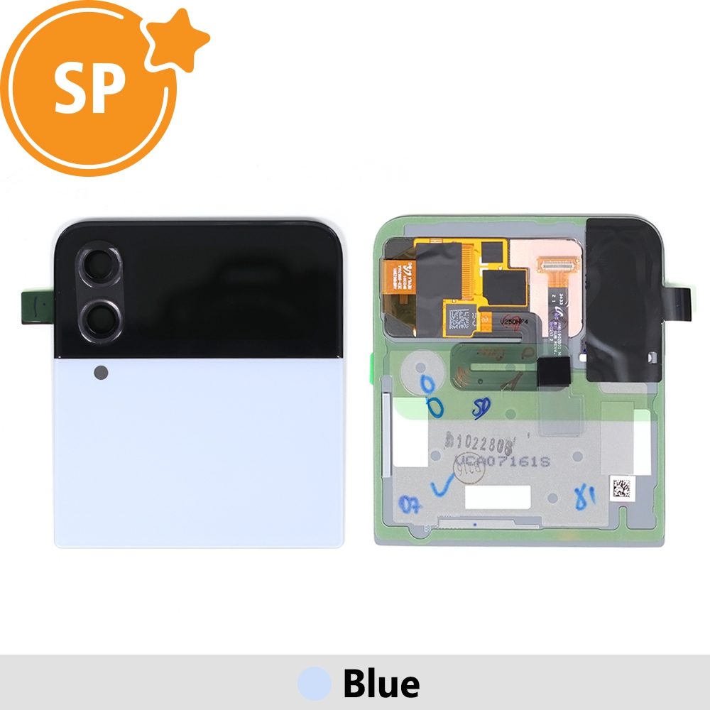 Samsung Galaxy Z Flip4 F721B Outer OLED Screen Replacement GH97-27947D (Service Pack)-Blue