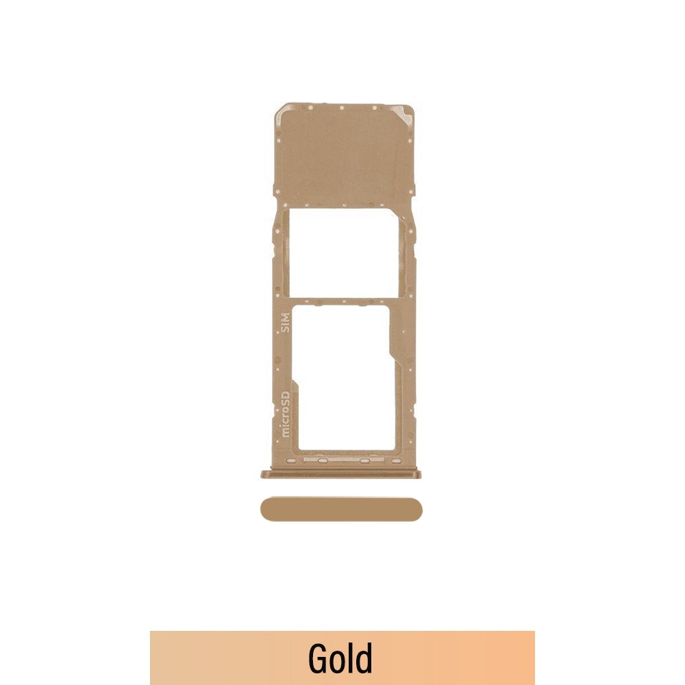 Single SIM Card Tray for Samsung Galaxy A20 A205F / A30 A305F / A50 A505F-Gold