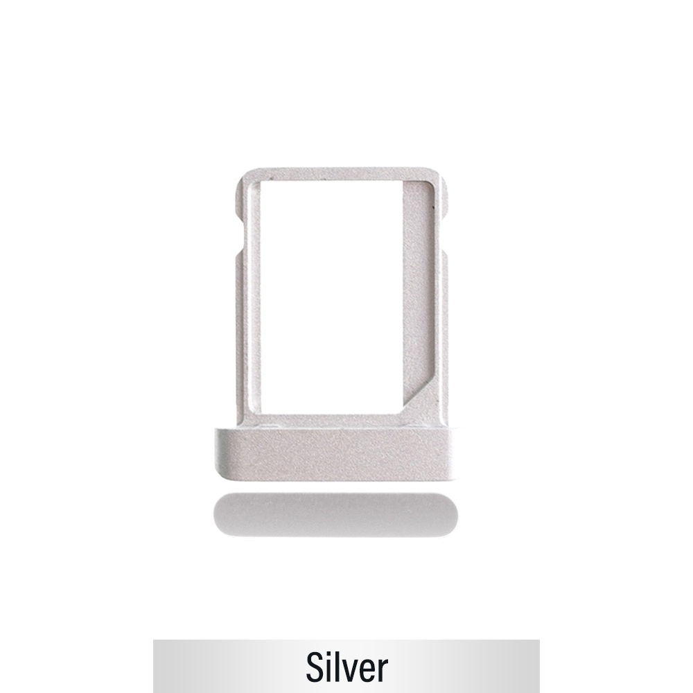 SIM Card Tray for Apple iPad 2 / 3 / 4-Silver