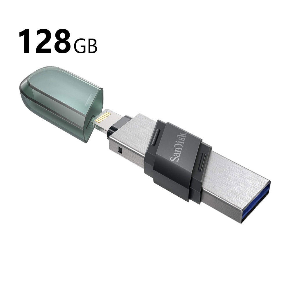 SanDisk 128GB iXpand Flash Drive Flip (SDIX90N-128G)