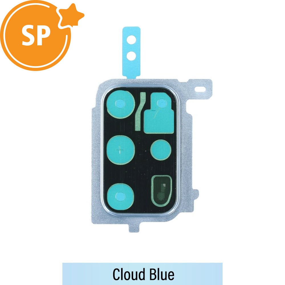 Rear Camera Lens Back Glass Cover for Samsung Galaxy S20 Plus G985F / G986B GH98-45004D (Service Pack)-Cloud Blue