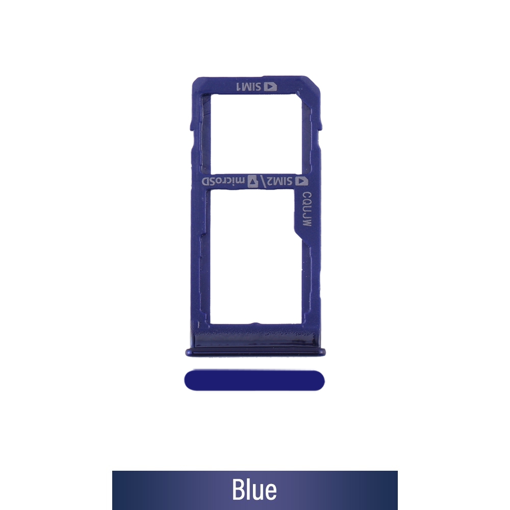 Single SIM Card Tray for Samsung Galaxy A60 A606F-Blue
