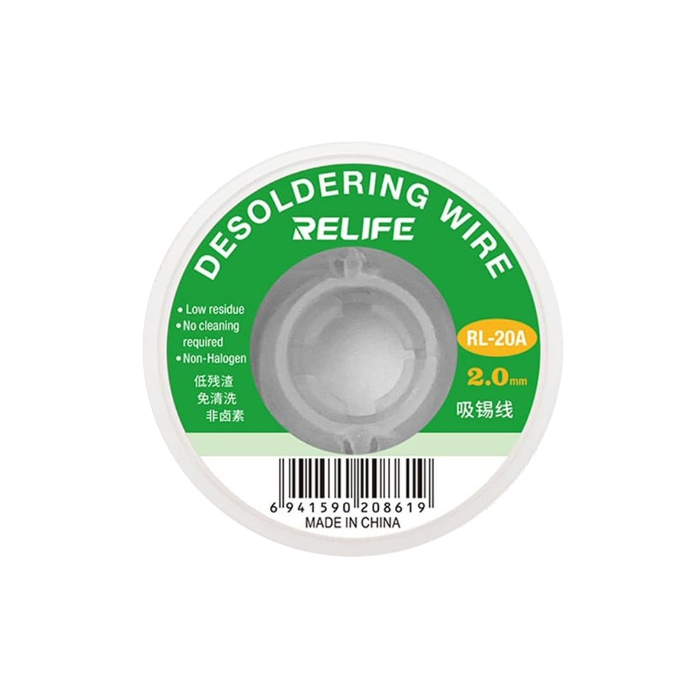 RELIFE RL-20A Desoldering Wire 2.0MM 