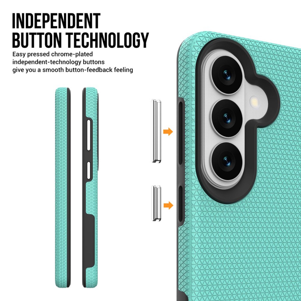 Rhinos Rugged Shockproof Case Cover With Magnetic Ring for Samsung Galaxy S26 Plus-Mint