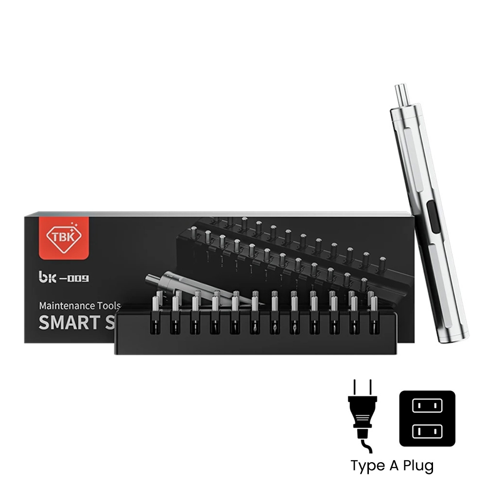 TBK BK-009 Intelligent Power-off Brake Adjustable Torque Electric Screwdriver Set (Type A Plug)