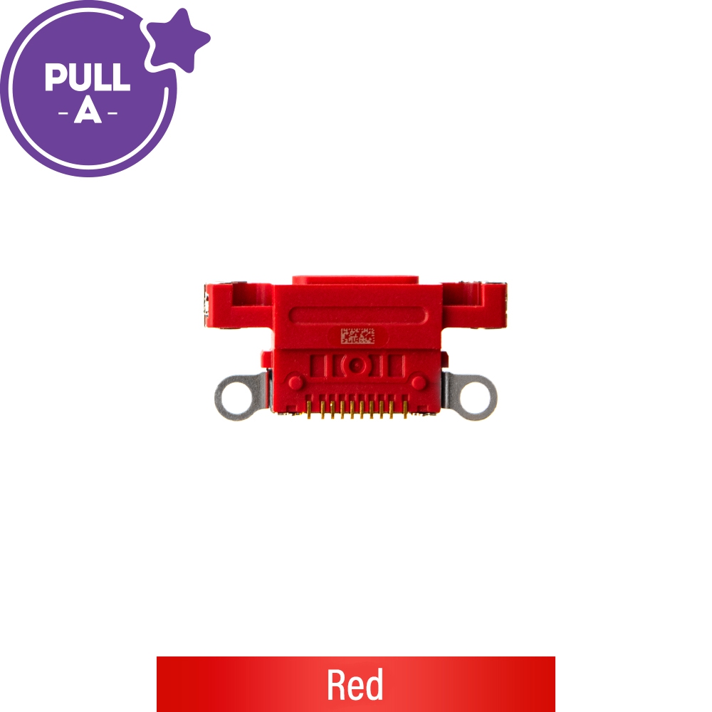 Charging Port Connector for iPhone 14 / 14 Plus (PULL-A)-Red