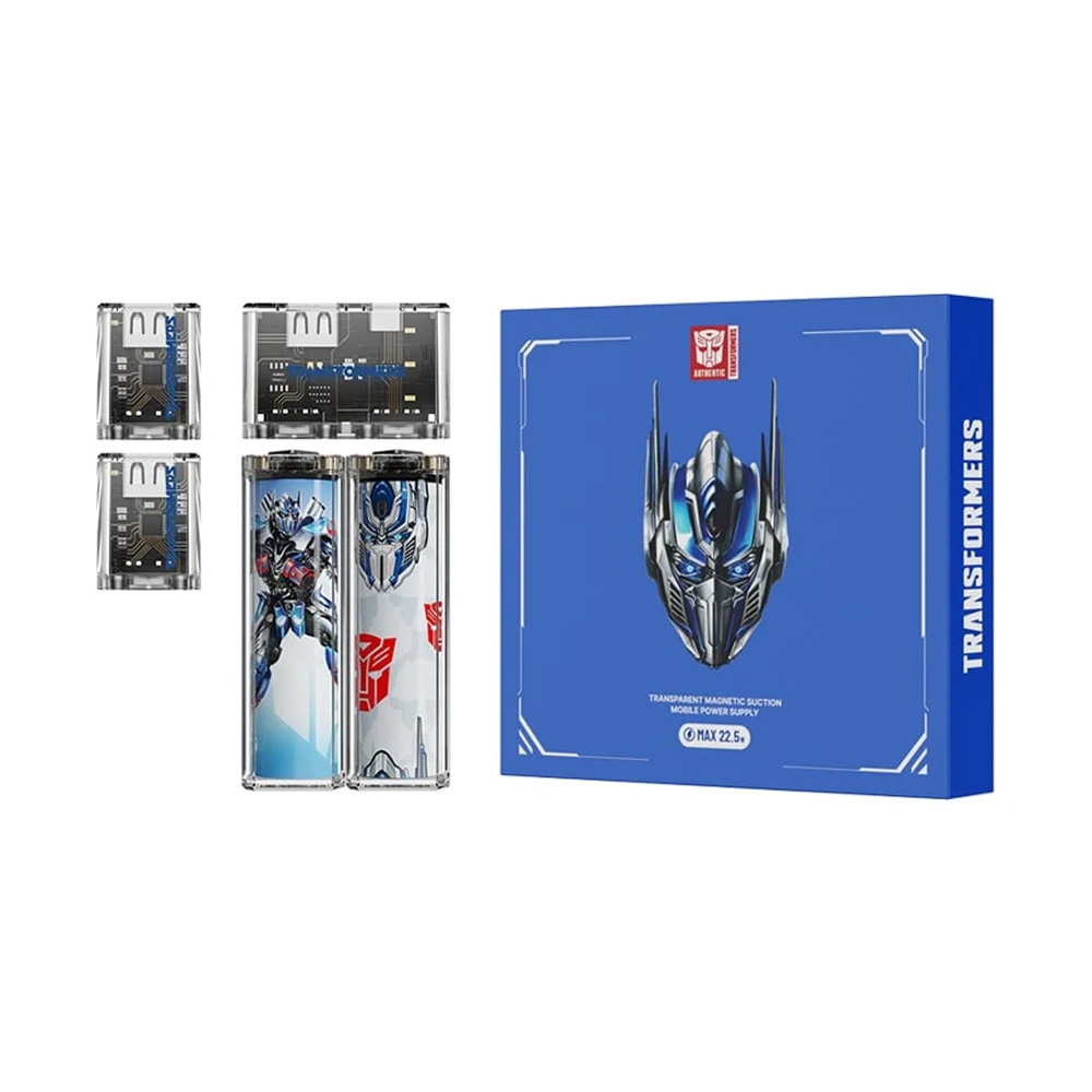 Transformers TF-D05 Removable Battery Charger Magnetic Power Bank 5000mAh-Yellow
