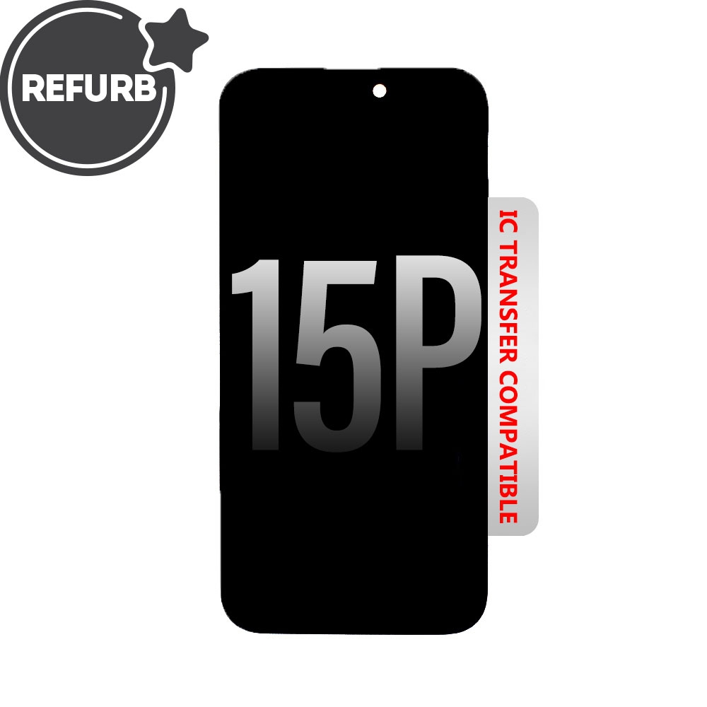 REFURB OLED Assembly for iPhone 15 Plus Screen Replacement (Compatible for IC chip transfer)