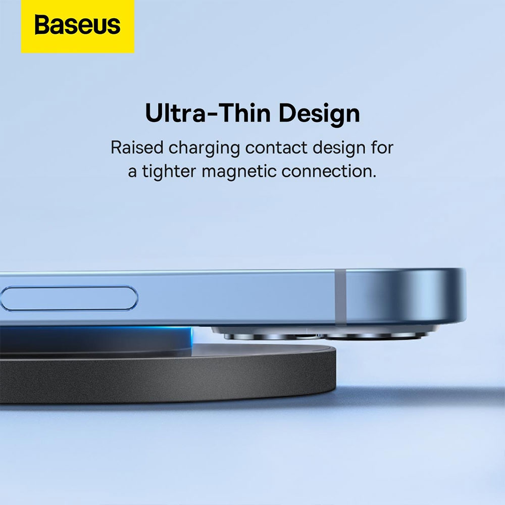 Baseus Simple 2 Wireless Charger 15W With Type-C To Type-C Cable-Cluster