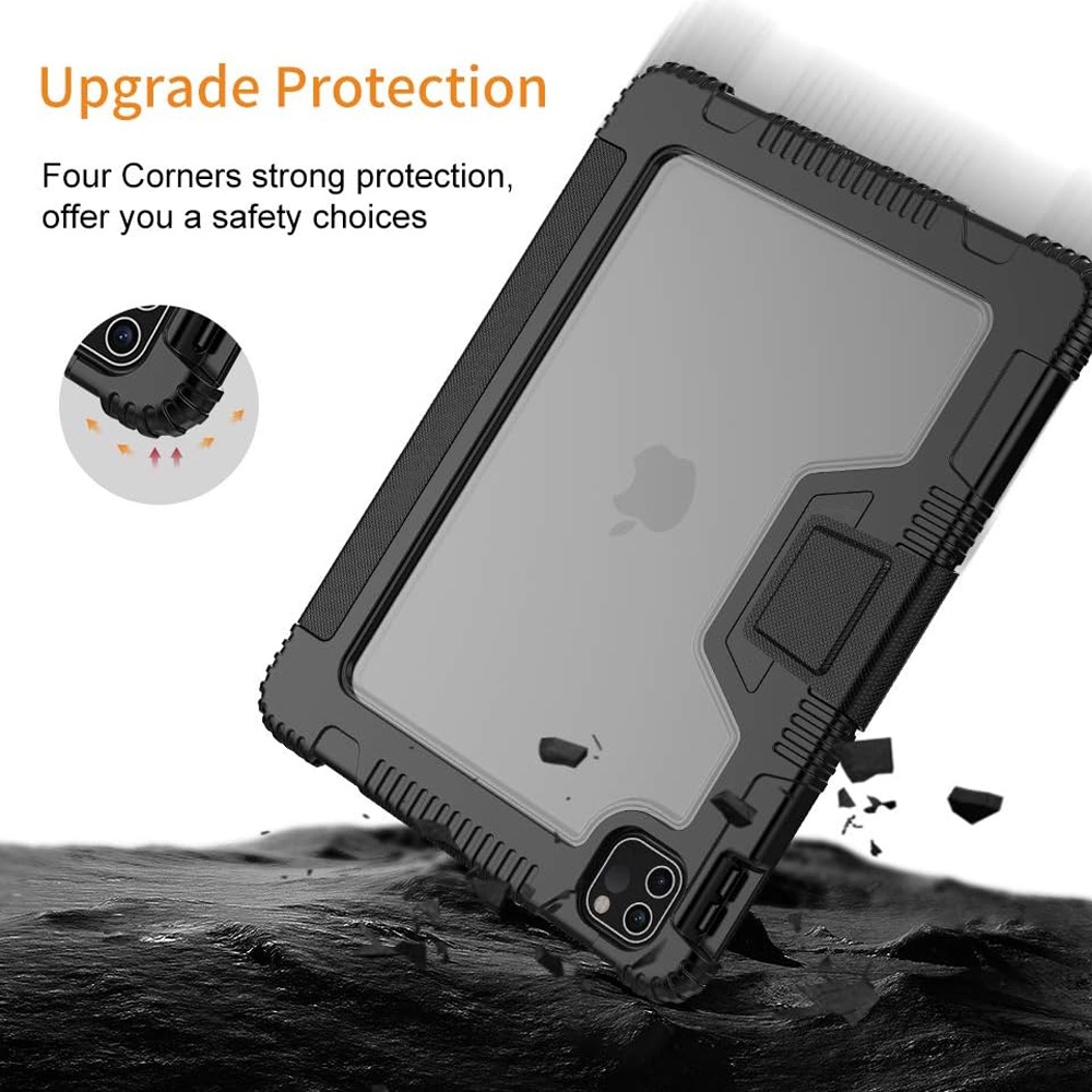 Armor Shockproof Smart Flip Case for iPad Pro 11 (2024)