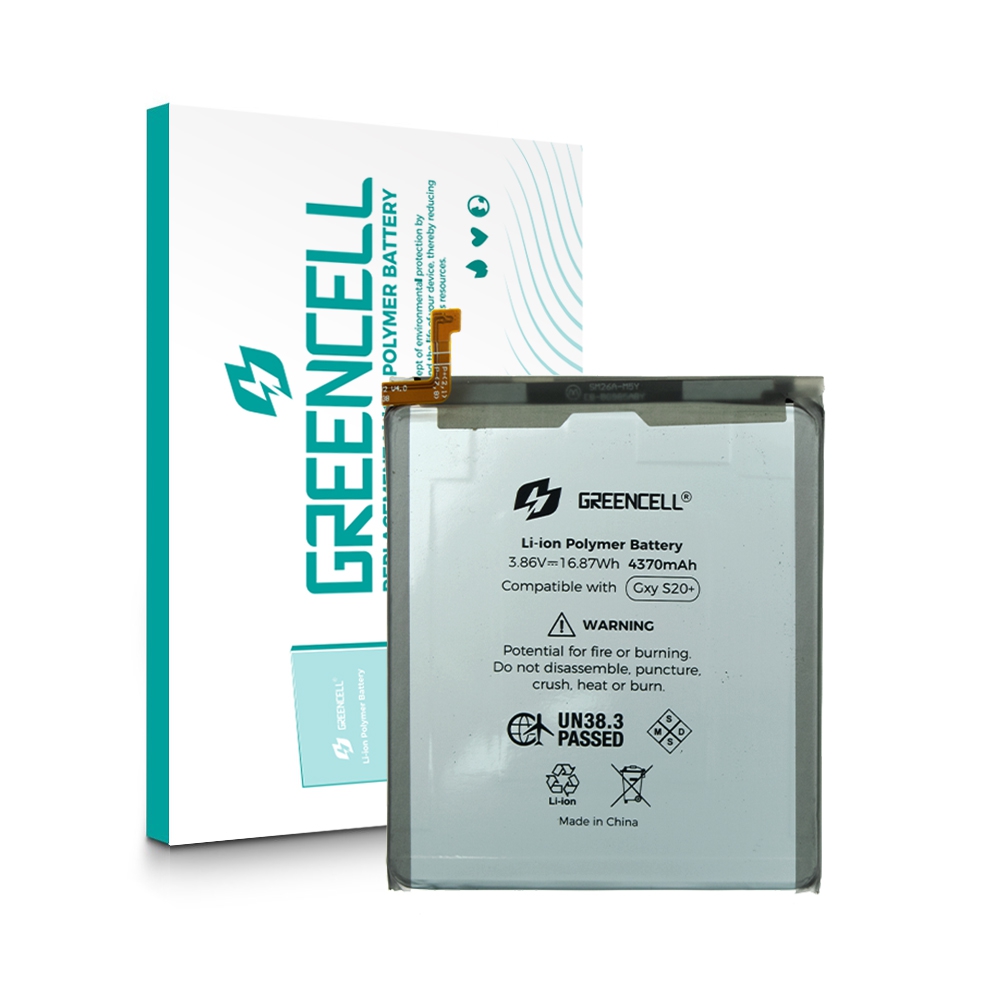 Greencell Samsung Galaxy S20 Plus G985 / G986 Replacement Battery with Adhesive Strips 4370mAh