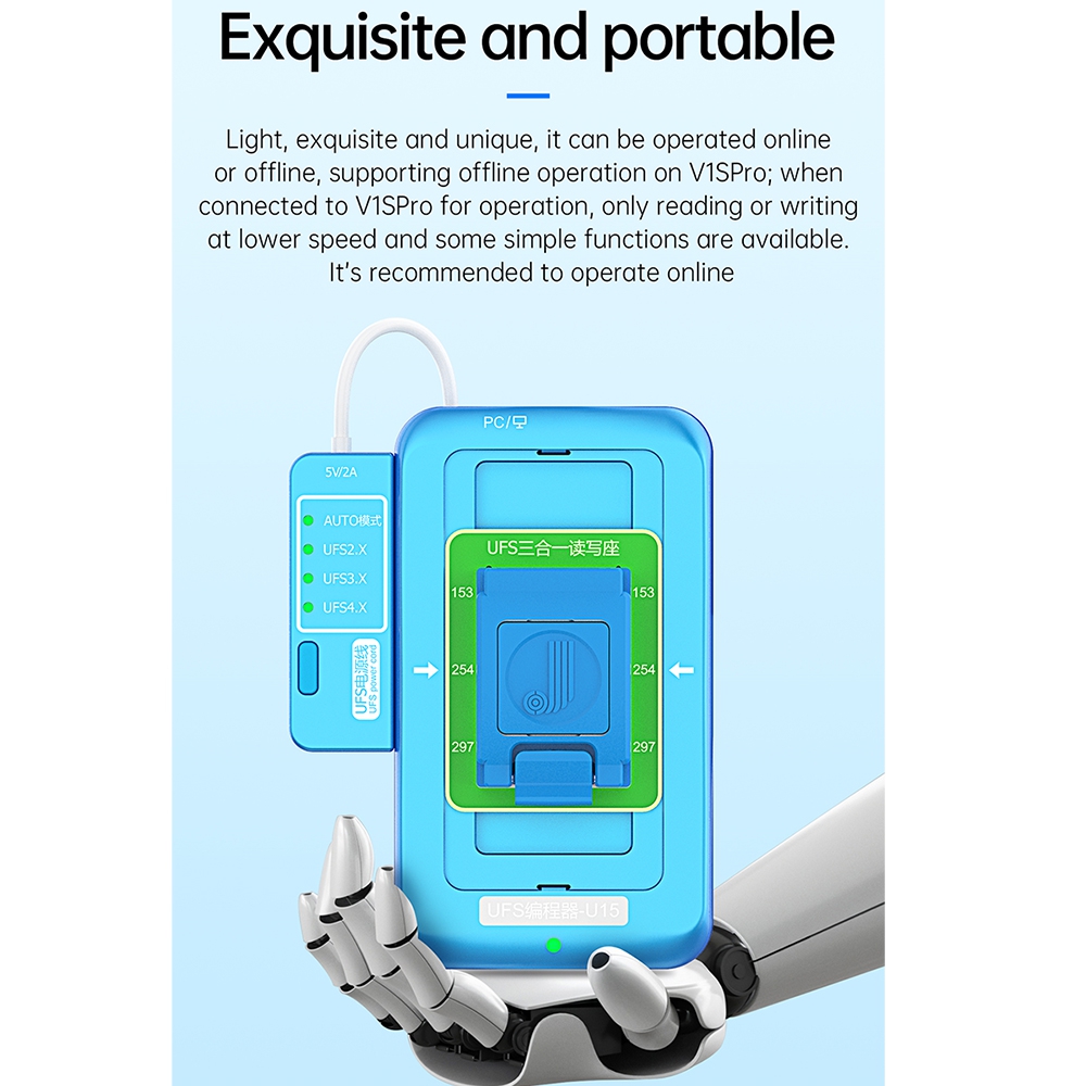 JC U15 UFS Programmer for 15 / 15 Plus / 15 Pro / 15 Pro Max