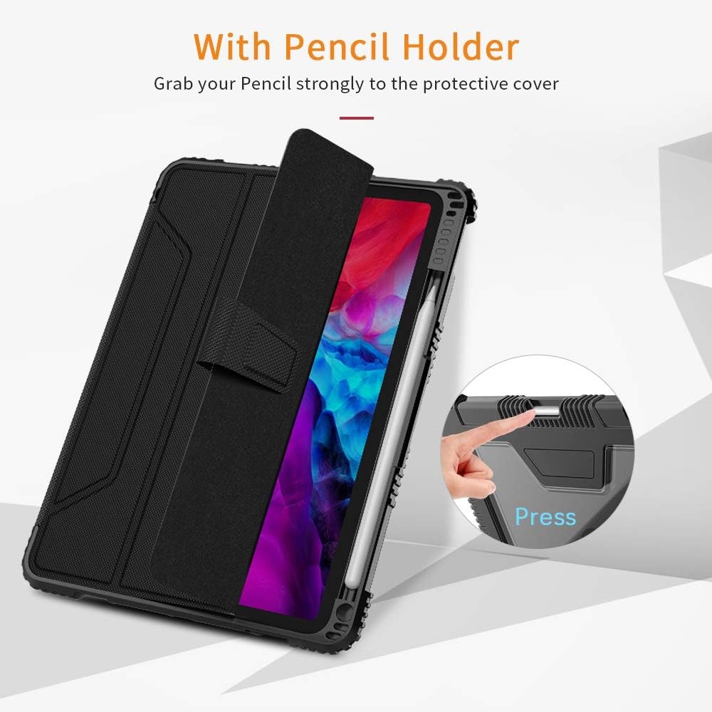Armor Shockproof Smart Flip Case for iPad Pro 11 (2024)