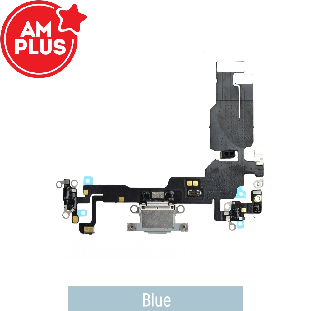AMPLUS Charging Port for iPhone 15-Blue