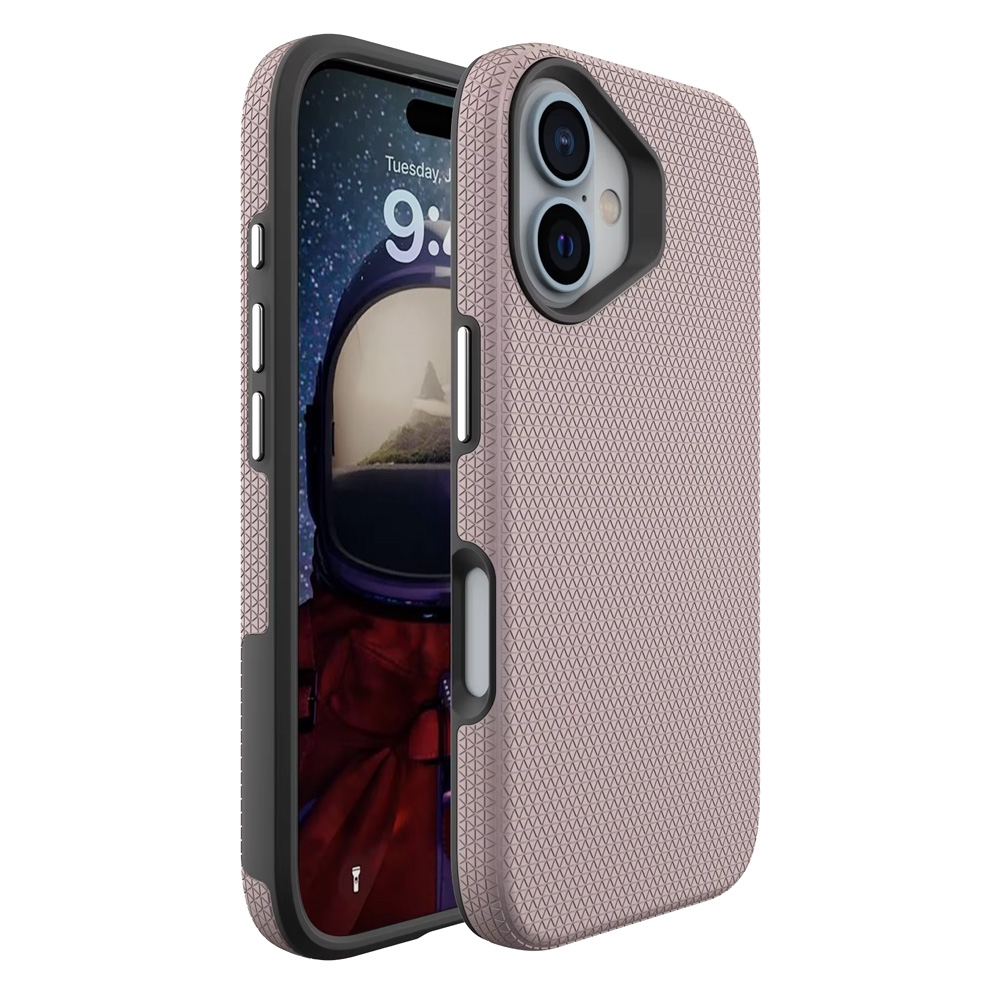 Rhinos Rugged Shockproof Magsafe Cover Case for iPhone 16-Rose Gold