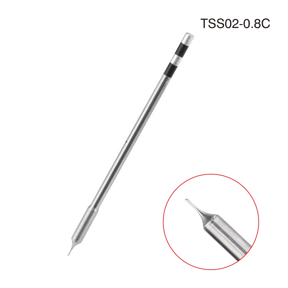 QUICK TS1200A Lead Free Solder Iron Tip (TSS02-0.8C)