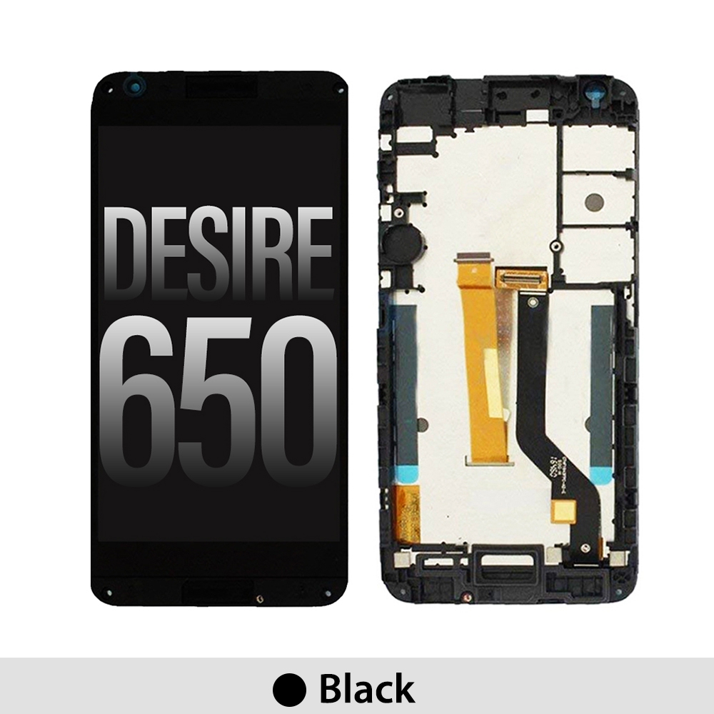 LCD Assembly with Frame*HTC Desire 650-Black