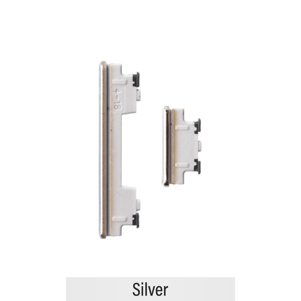 Power & Volume Button Set for Samsung Galaxy A52 A525F / A52 5G A526B-Silver