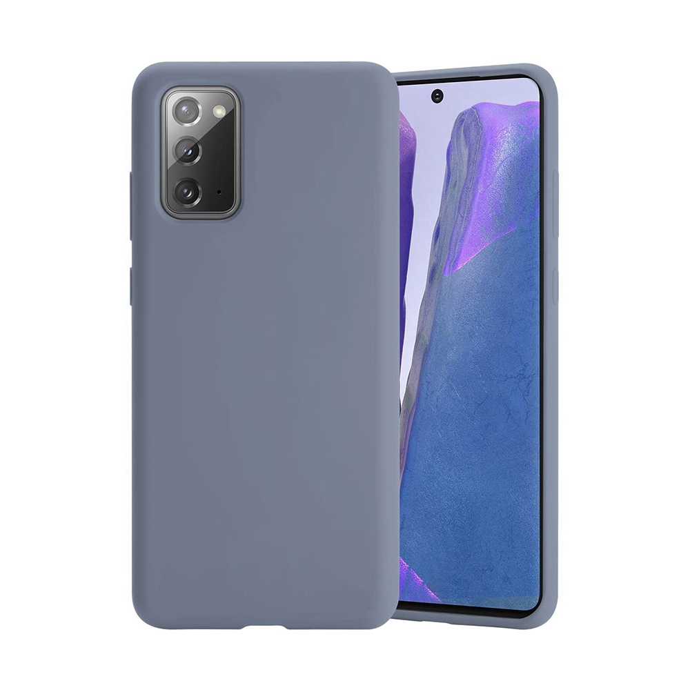 Liquid Silicone Case Cover for Samsung Galaxy S20 FE-Stone
