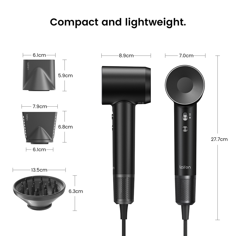 Laifen Swift Special - High-Speed Hair Dryer (3 Nozzles)