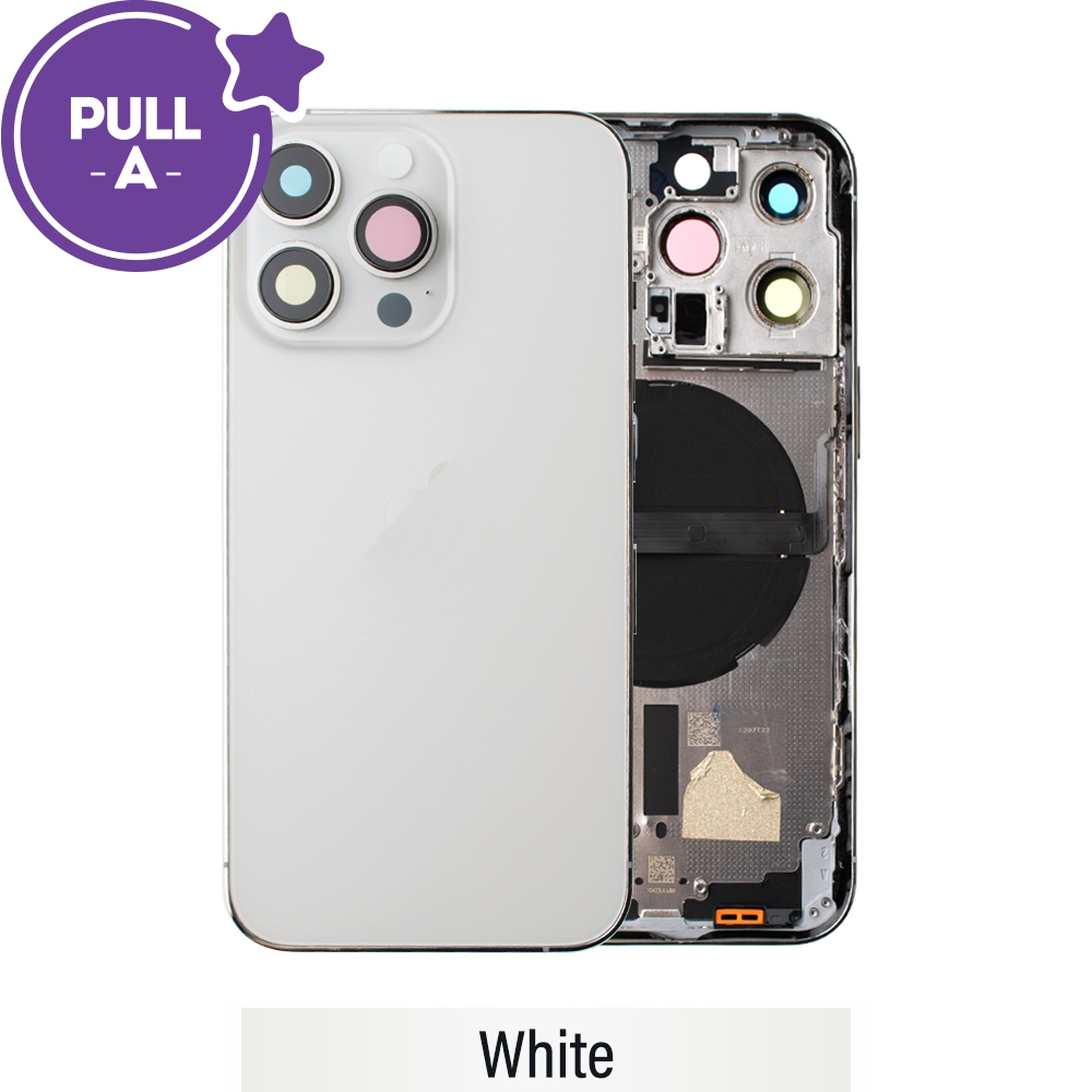 Rear Housing for iPhone 13 Pro (PULL-A)-White