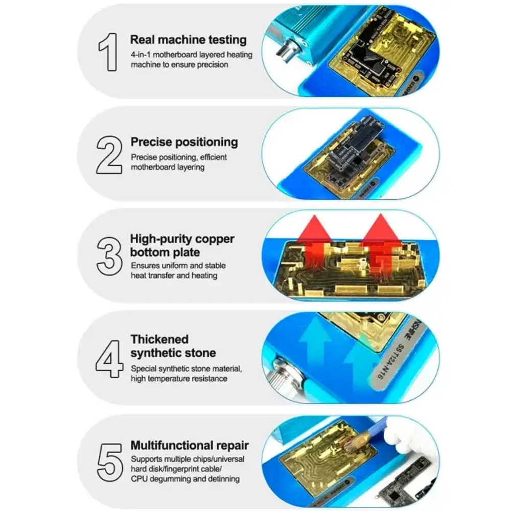 SUNSHINE SS-T12A-N16 Motherboard Heating Station for 16 Series