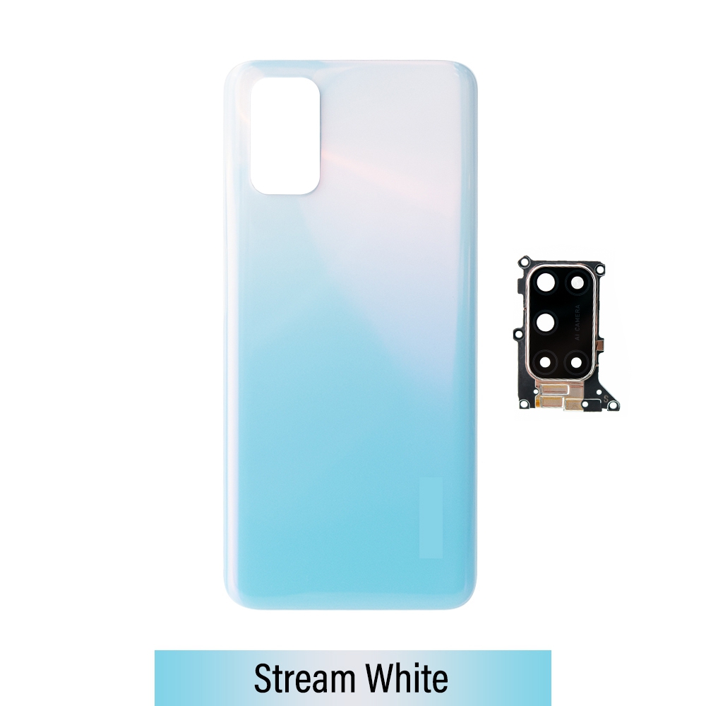 Rear Cover Glass For OPPO A52  / A72 / A92-Stream White