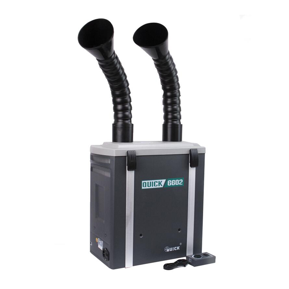 Quick 6602 Portable Air Purifier Filter / Fume Purifying Smoke Machine Mobile Phone / Welding Fume Extractor