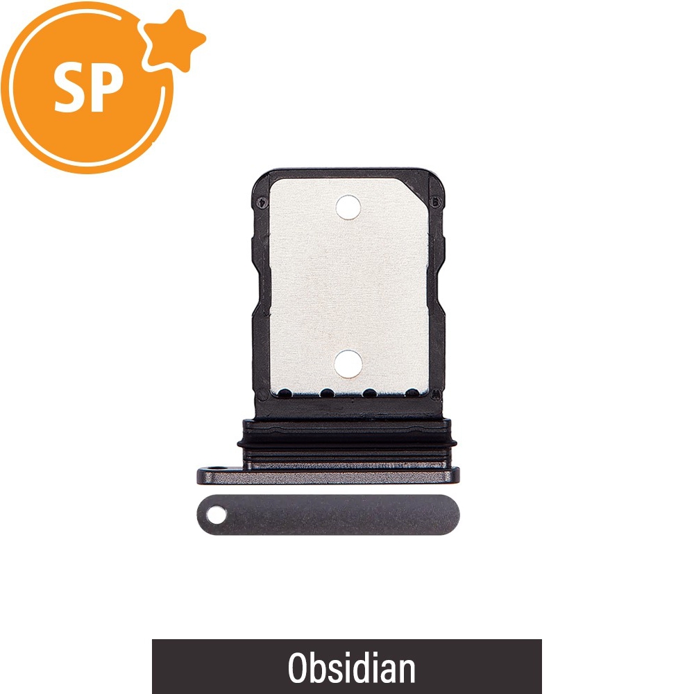 SIM Card Tray for Google Pixel 8 G851-01140-01 (Service Pack)-Obsidian