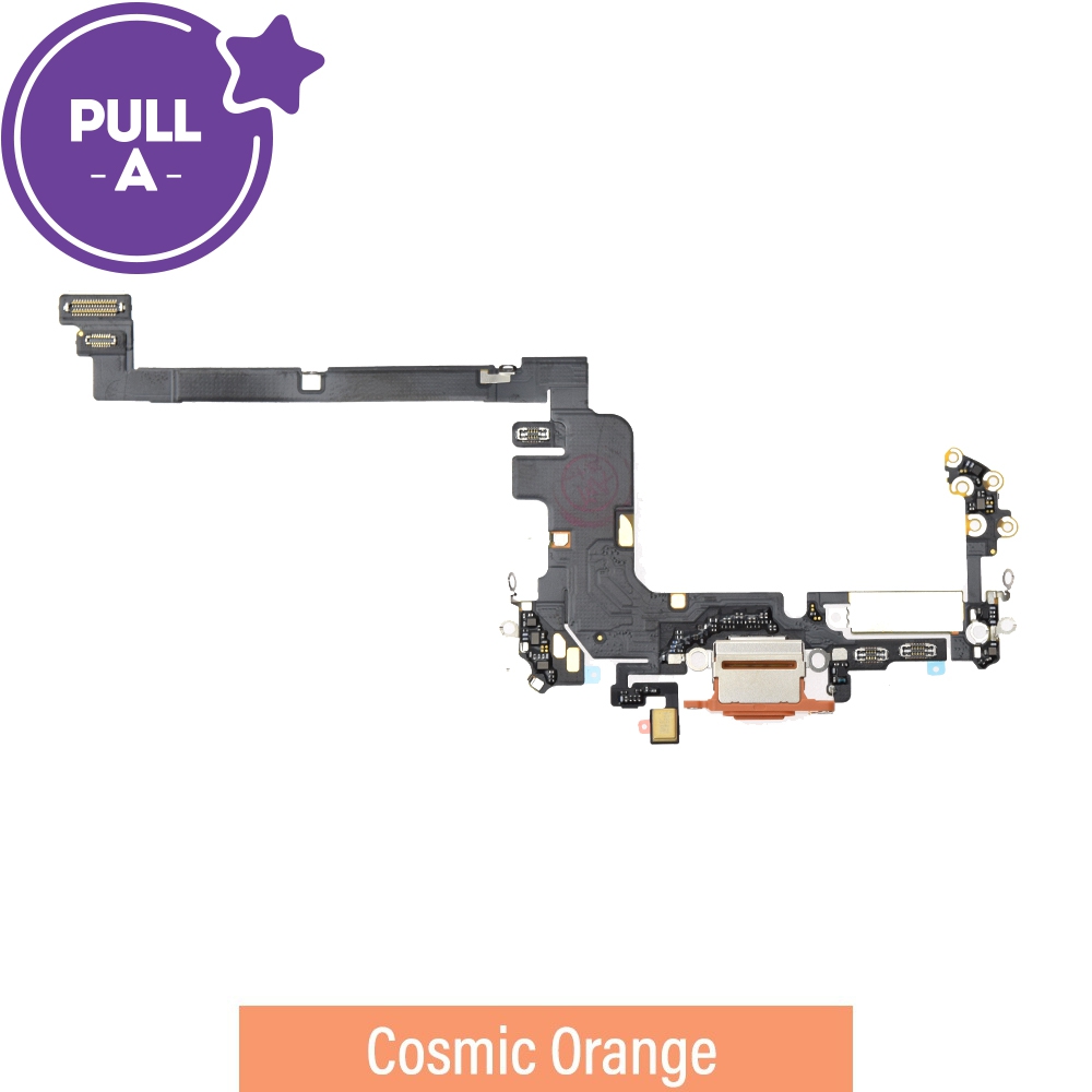 Charging Port for iPhone 17 Pro (Chinese/Nano-SlM Version) (PULL-A)-Cosmic Orange