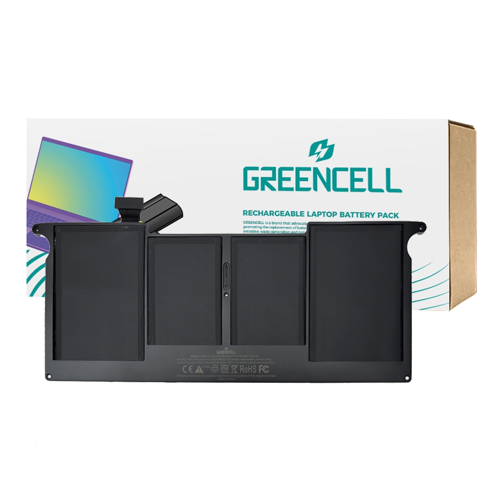 Greencell Battery A1406 A1495 MacBook Air 11" A1370 (2011/7/20) / A1465 (2012-Early 2015)