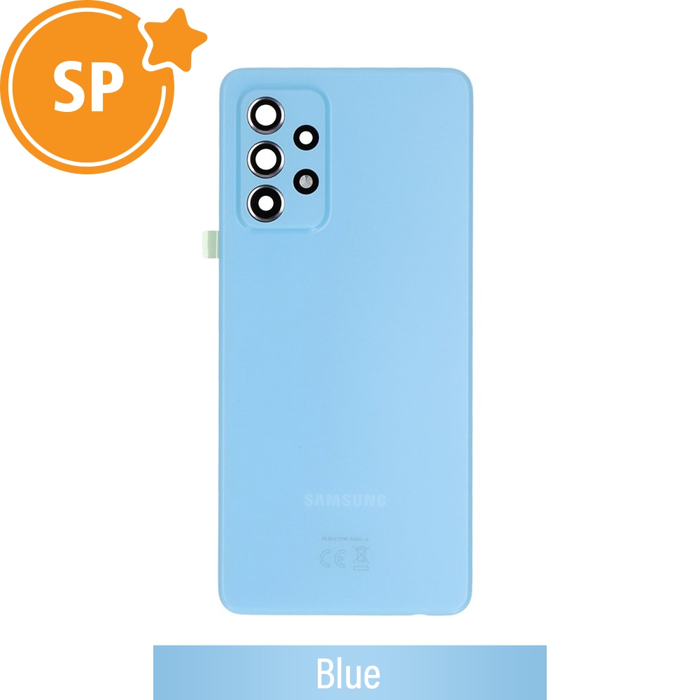 Rear Cover Glass For Samsung Galaxy A52 A525F GH82-25427B (Service Pack)-Blue