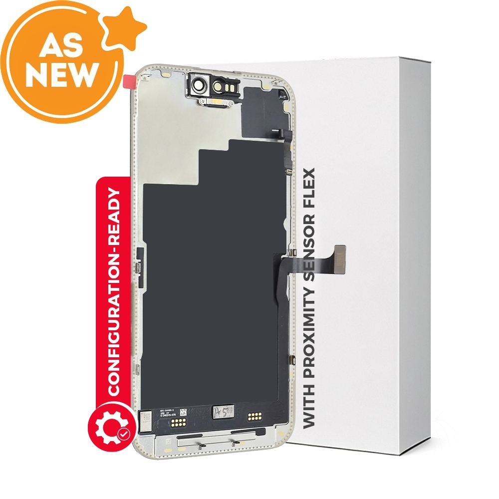 AS NEW OLED Assembly With Proximity Sensor Flex for iPhone 15 Pro Screen Replacement CH661-35699 (AS THE SAME AS SERVICE PACK, BUT NOT FROM OFFICIAL)