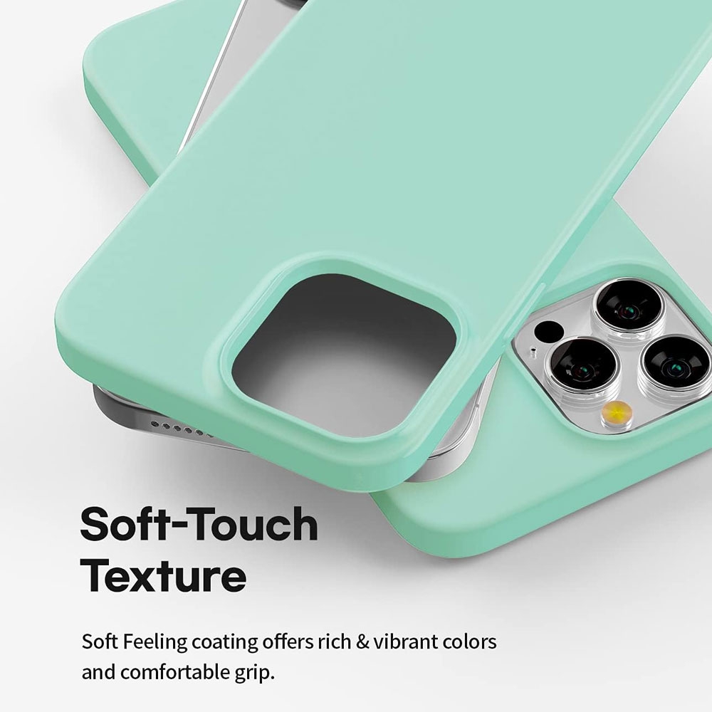Mercury Soft Feeling Jelly Cover Case for iPhone 16 Pro Max-Mint