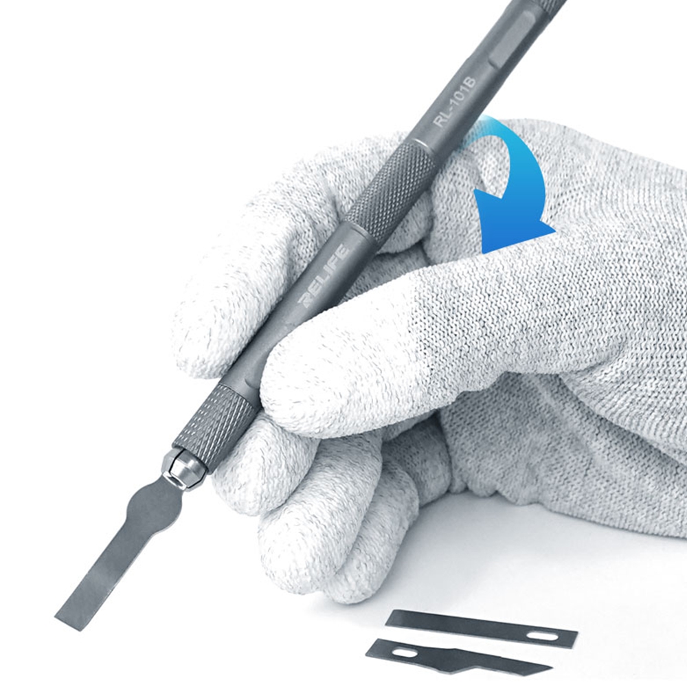 RELIFE RL-101B 8 in 1 CPU Remove Glue Blade Knife Set