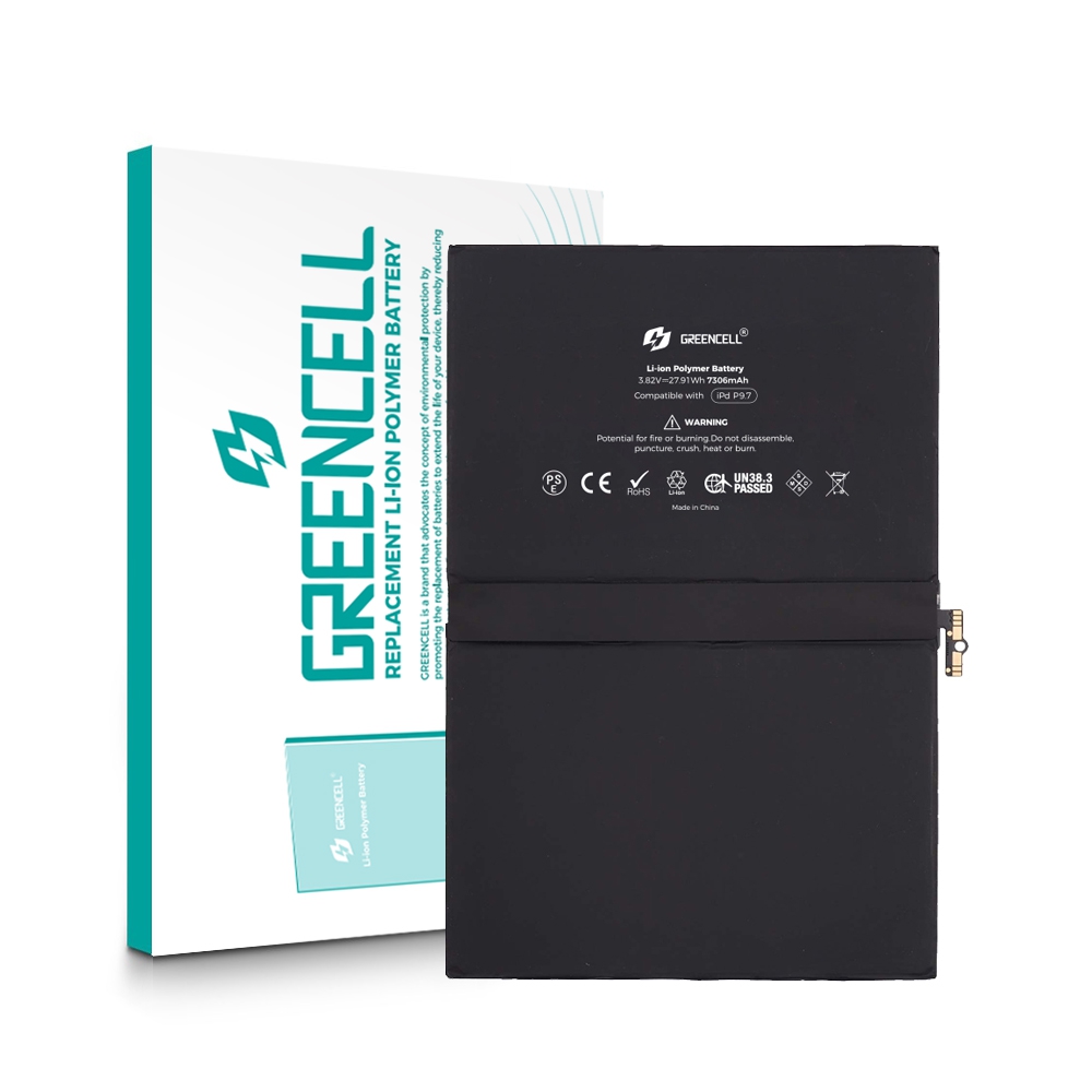 Greencell iPad Pro 9.7 (2016) Replacement Battery with Adhesive Strips 7306mAh