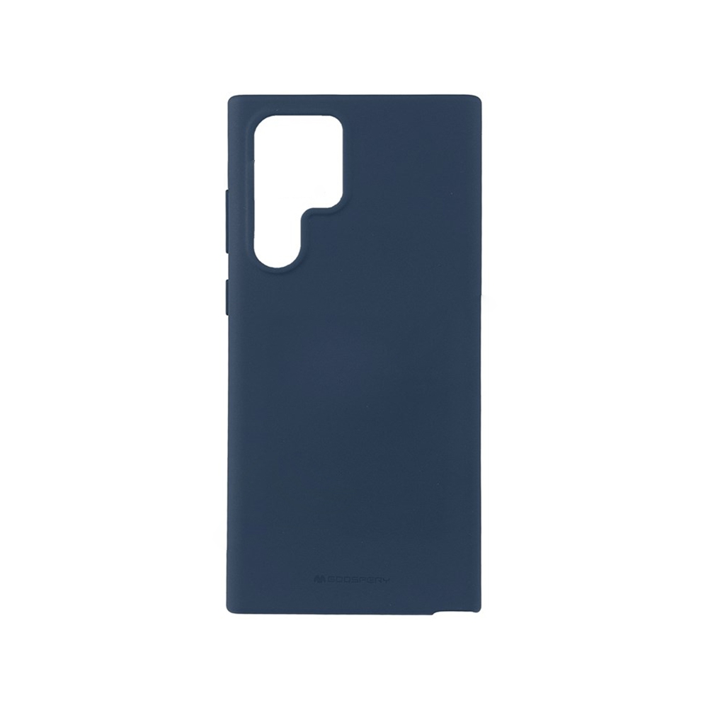 Mercury Silicone Cover Case for Samsung Galaxy S22 Ultra-Red