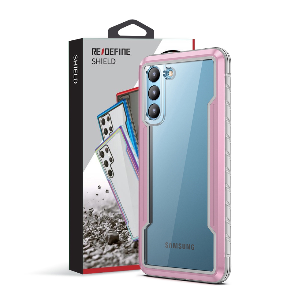 Re-Define Shield Shockproof Heavy Duty Armor Case Cover for Samsung Galaxy S21 Ultra-Black