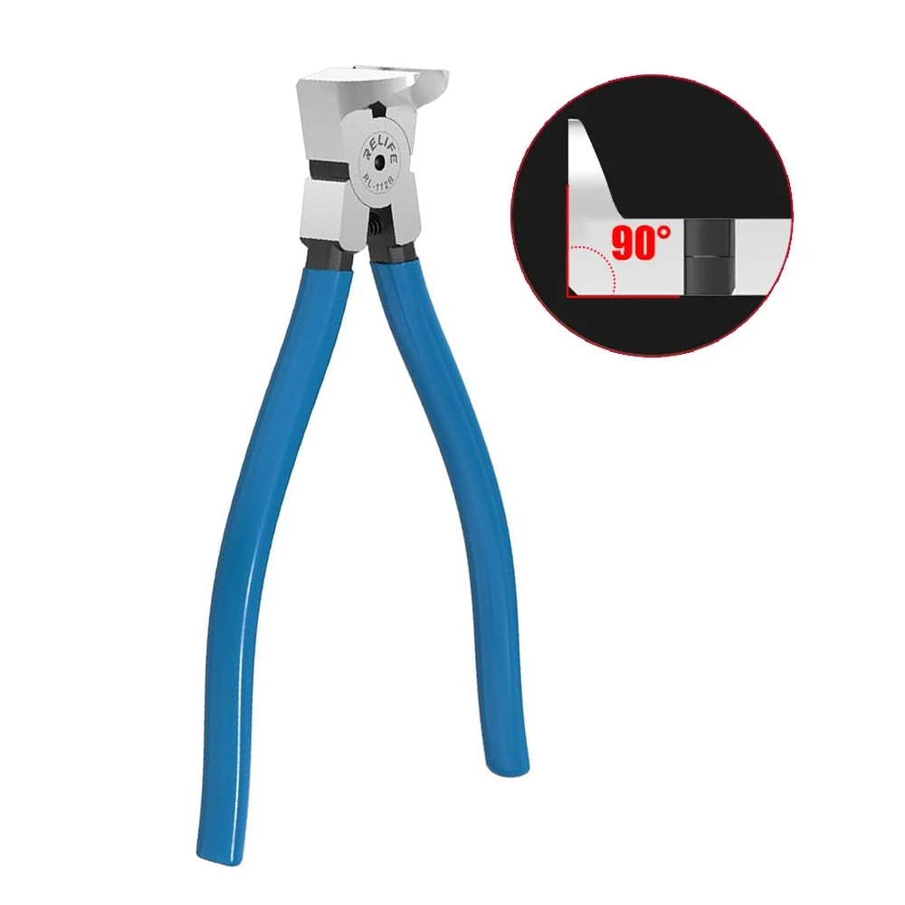 RELIFE RL-112B 90° Right Angle Flat Cutting Pliers for Mobile Phone Disassembly of the Camera Frame
