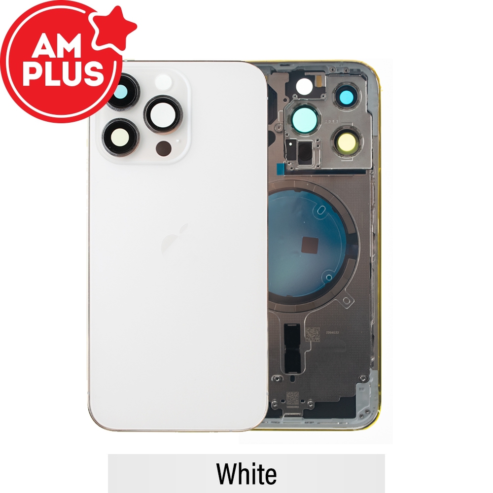AMPLUS Rear Housing for iPhone 13 Pro-Silver