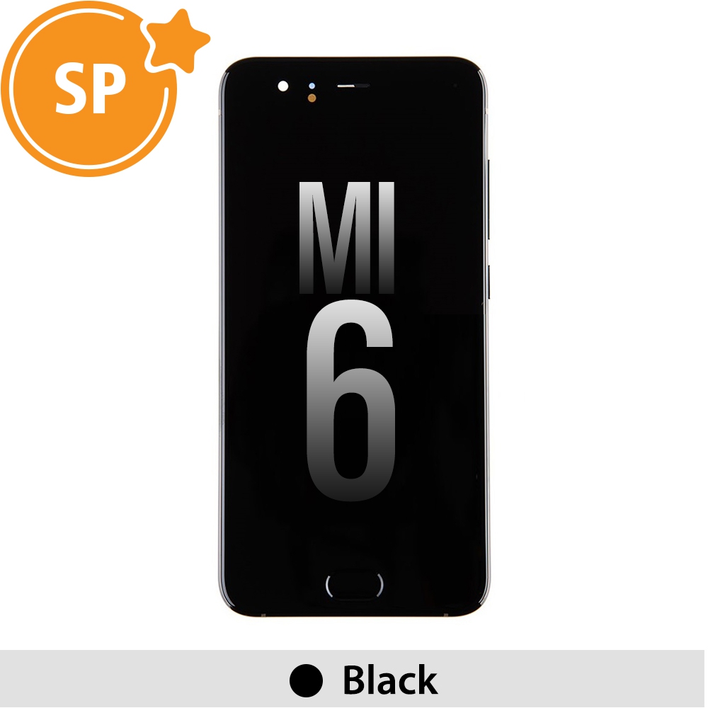 Xiaomi Mi 6 LCD Screen Digitizer 560610001033 (Service Pack)-Black