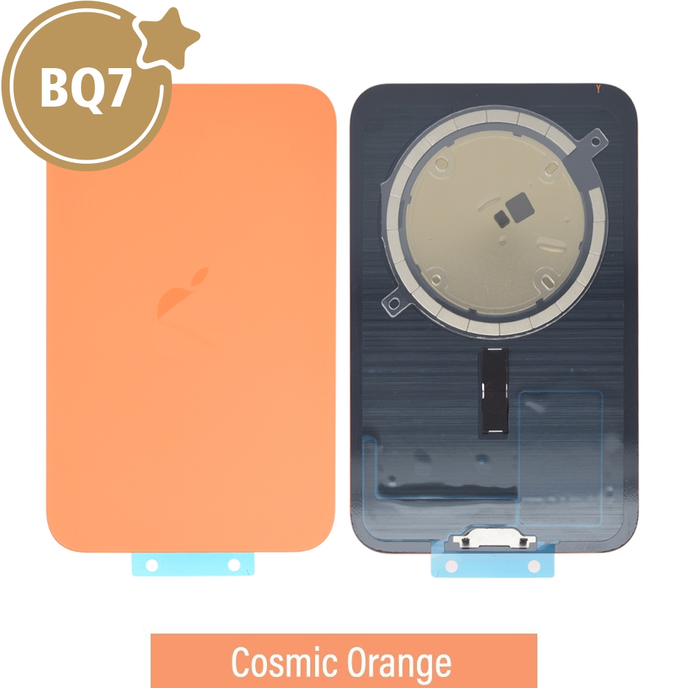 BQ7 Rear Cover Glass With Magsafe Magnet for iPhone 17 Pro Max -Cosmic Orange