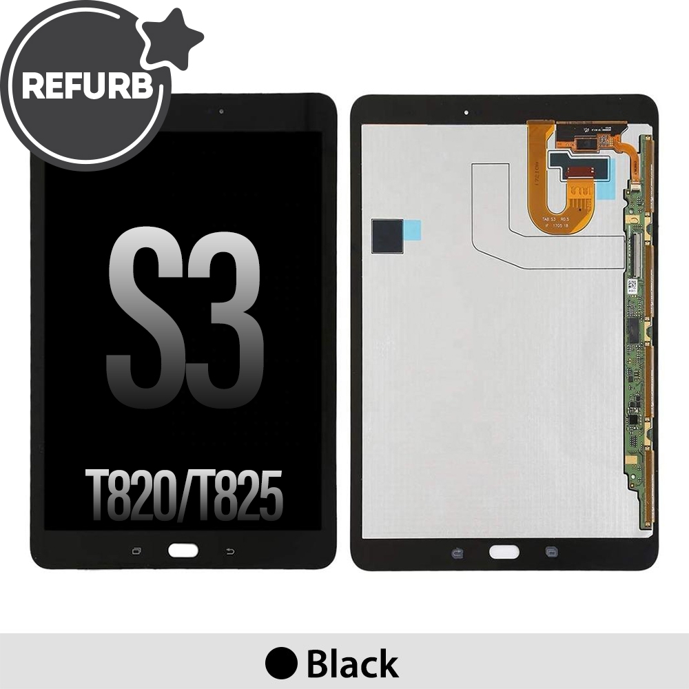REFURB LCD Assembly Replacement for Samsung Galaxy Tab S3 9.7 T820 (Wi-Fi) / T825 (3G/LTE)-Black