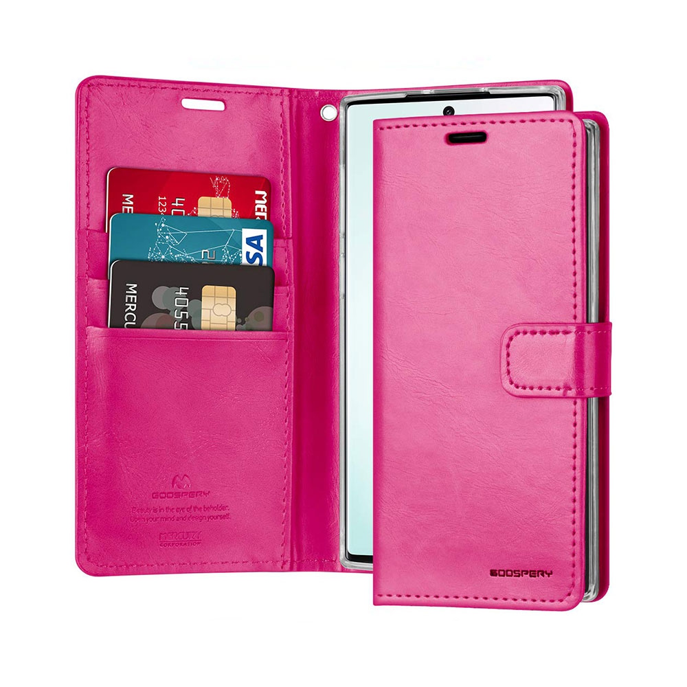 Mercury Blue Moon Diary Cover Case for Samsung Galaxy Note 10-Mint
