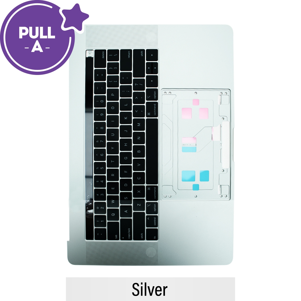 Top Case With Keyboard For MacBook Pro 15" A1707 (PULL-A)-Silver