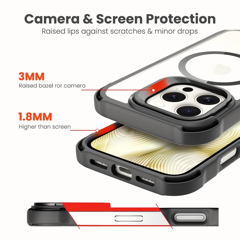 REDEFINE Rebound Drop Protection Magsafe Case for iPhone 17 Air-Black